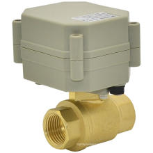 Dn15 1/2′′ 2-Way Brass Ball Valve DC5V/12V/24V Electric Hydraulic Valve